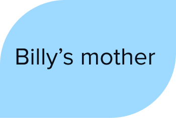 Parental testimonial about Billy
