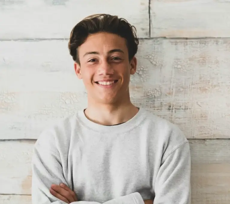 Teen receiving executive function coaching support